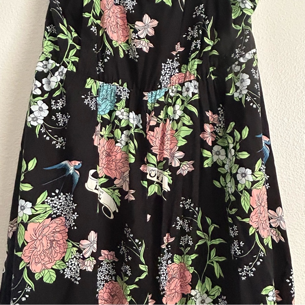 Torrid Floral Halter Neck High Low Dress | Size 2 - Picture 13 of 15